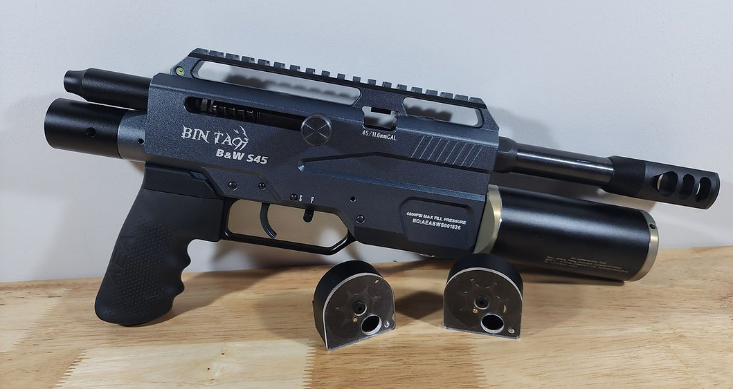 BinTac SP-45 Semi Bigbore Pistol With 3in1 Scope(optional)